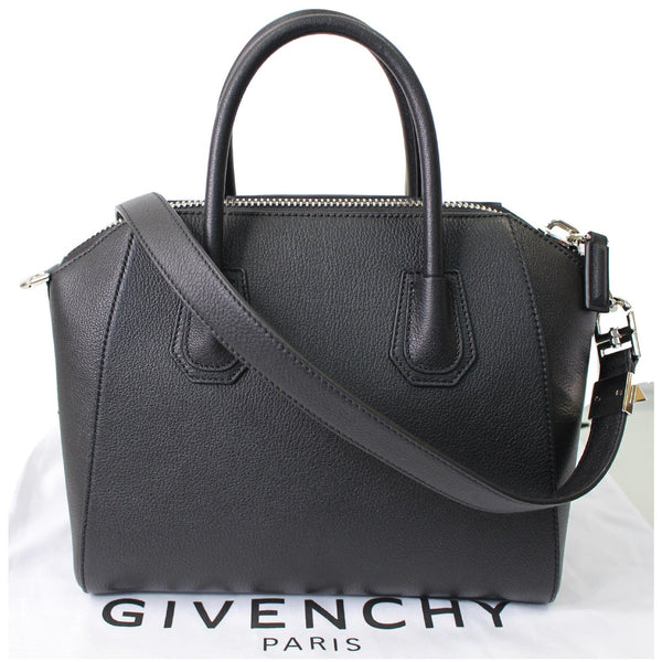 GIVENCHY Antigona Small Leather Shoulder Bag Black