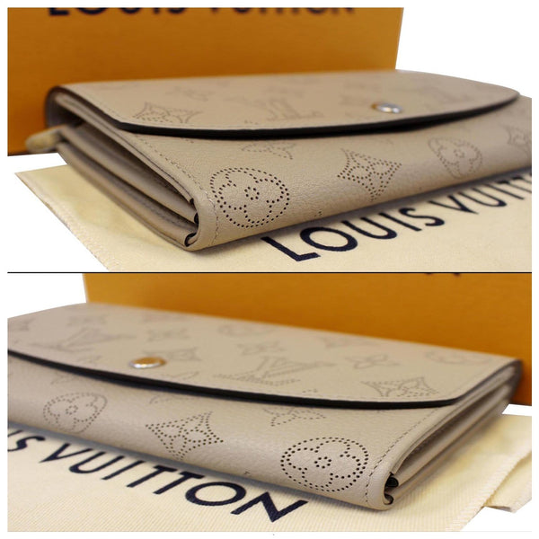 Louis Vuitton Iris - Louis Vuitton Mahina - Lv Wallet Ivory - corner