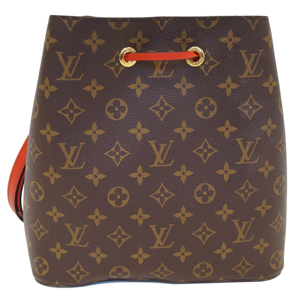 LOUIS VUITTON NeoNoe Monogram Canvas Shoulder Bag Coquelicot