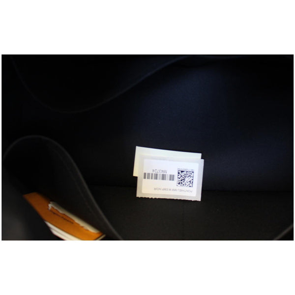 LOUIS VUITTON Ponthieu MM Monogram Empreinte Leather Shoulder Bag Black