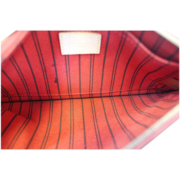 LOUIS VUITTON Pochette Wristlet Pouch Monogram Canvas Neverfull MM/GM Brown