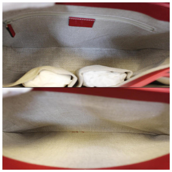 Gucci Shoulder Bag Interlocking GG Calfskin Leather - interior