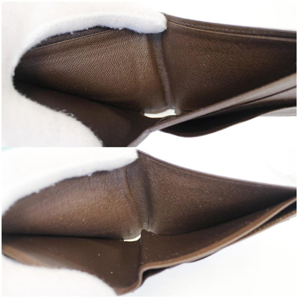 Louis Vuitton Damier ebene Wallet - leather interior