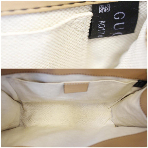 GUCCI Emily Guccissima Leather Chain Shoulder Bag Rose Beige 369621