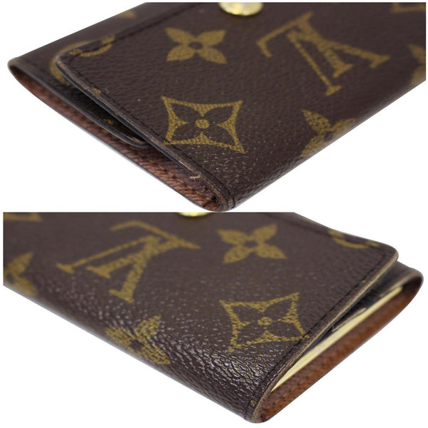 LOUIS VUITTON Monogram Canvas 6 Key Holder Brown