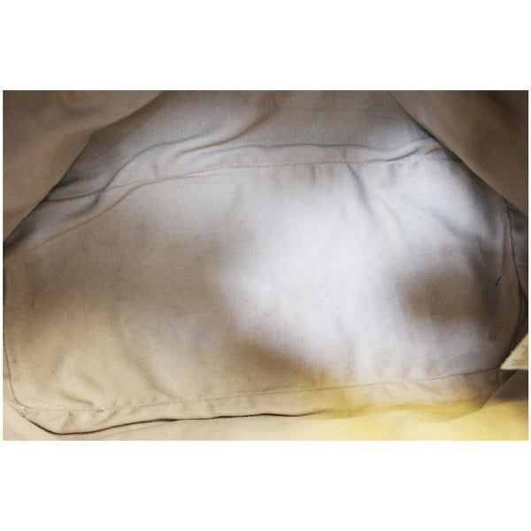 Versace Collection Pebbled Leather Shoulder Bag Grey