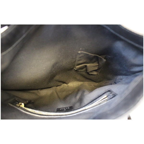 GUCCI GG Canvas Horsebit Medium Wave Hobo Bag Black-US