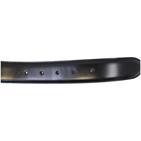 GUCCI Web Leather Belt Black 495125 Size 36-US