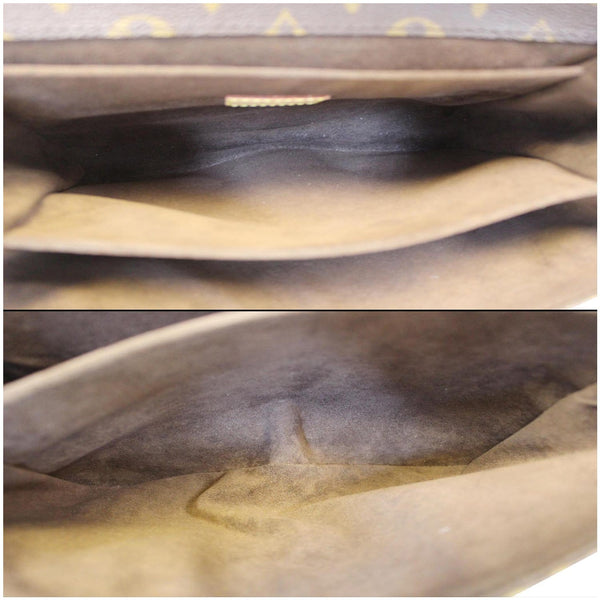 LOUIS VUITTON Metis Pochette Monogram Canvas Crossbody Bag Brown