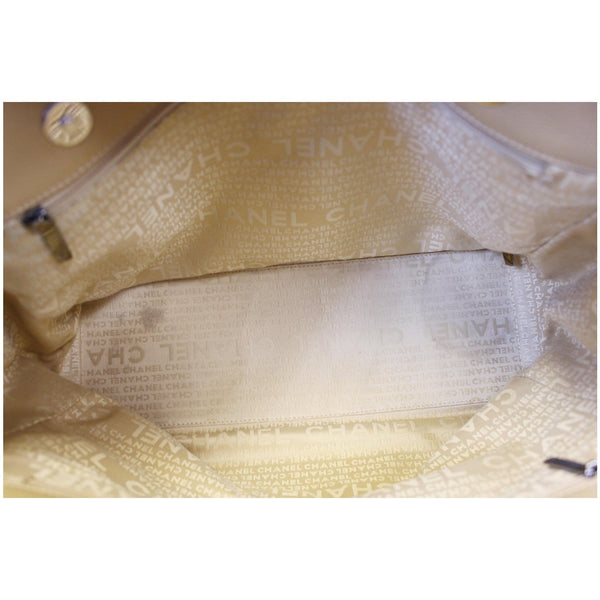 Chanel Tote Bag Reissue Cerf Executive East West Beige - inside view