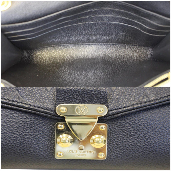 LOUIS VUITTON St Germain Pochette Empreinte Leather Shoulder Bag Black - 15% OFF