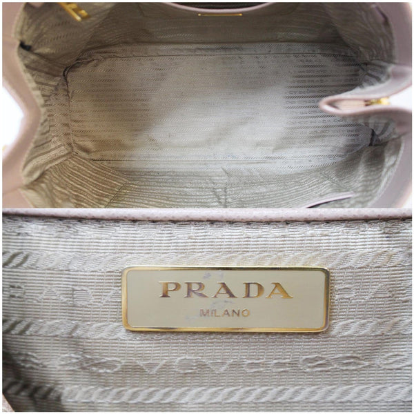 PRADA Lux Saffiano Leather Tote Tote Bag Light Pink