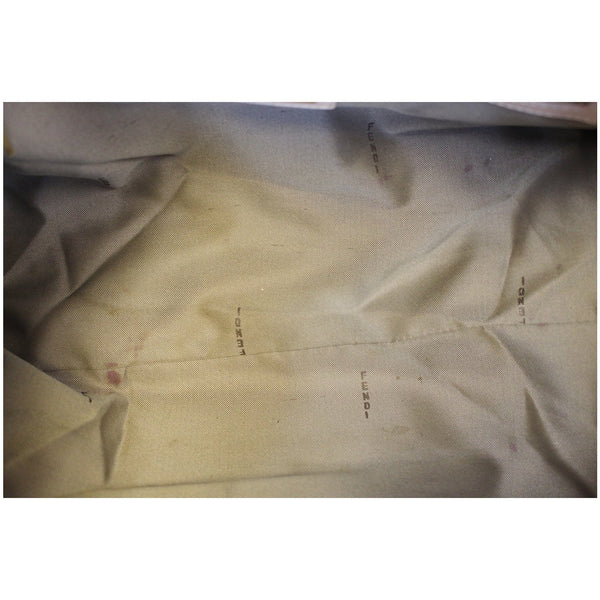 Fendi Zucchino Canvas Bag For Women - interior