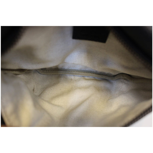 GUCCI Print Leather Black Belt Waist Bum Bag 527792-US