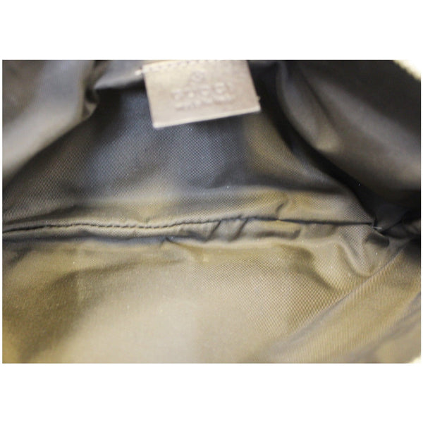 GUCCI Interlocking G Pochette GG Canvas Shoulder Bag Beige