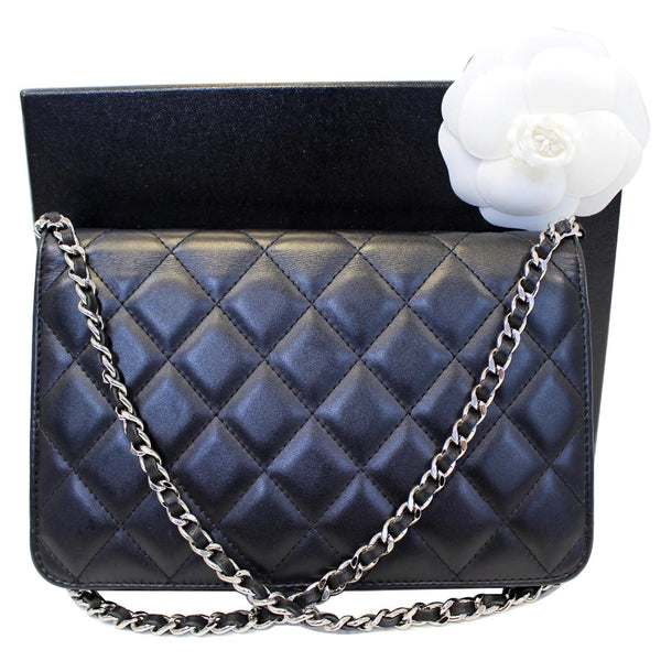 CHANEL Calfskin Quilted Cambon WOC Wallet On Chain-US