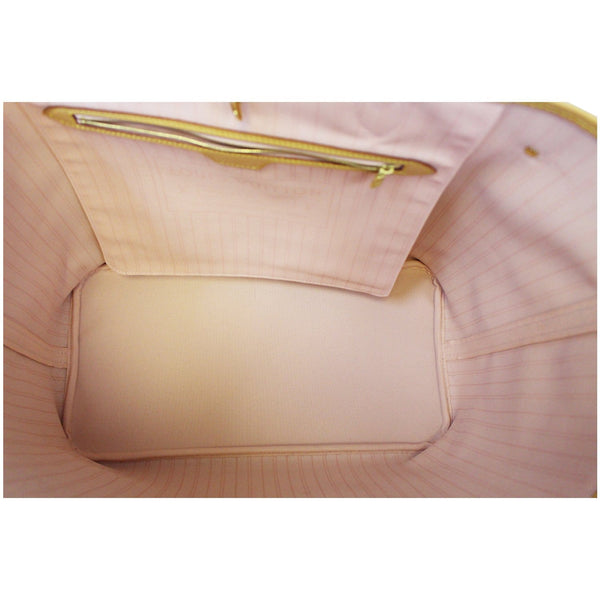 LOUIS VUITTON Neverfull GM Damier Azur Tote Shoulder Bag Rose Ballerin-US