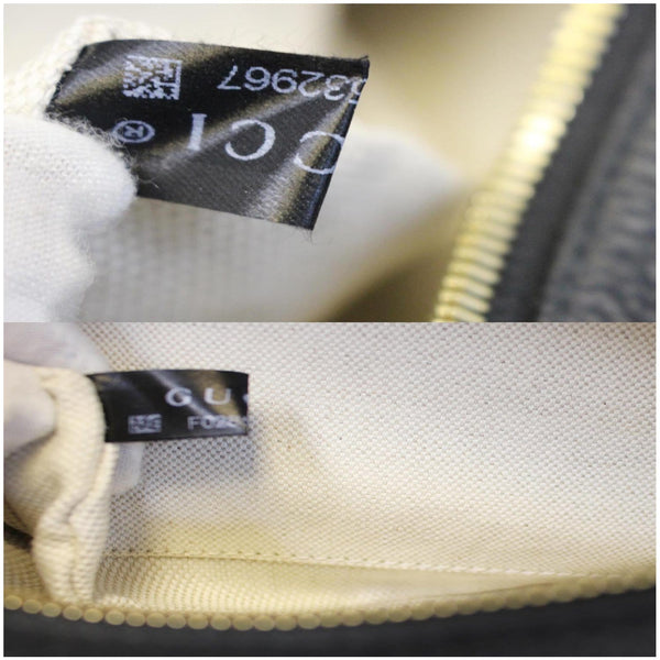 GUCCI Soho Disco Pebbled Leather Small Crossbody Bag 308364 Black