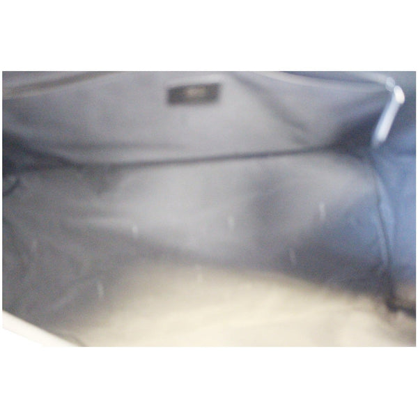 Fendi Satchel Black Leather Weekender - interior