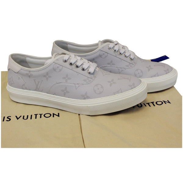 LOUIS VUITTON Trocadero Monogram Sneakers White US 9-US