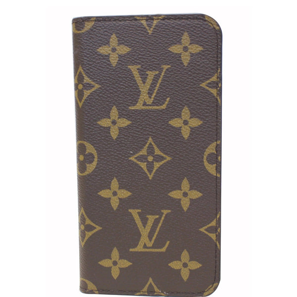 Louis Vuitton iPhone Monogram Canvas Phone Case Brown - Front