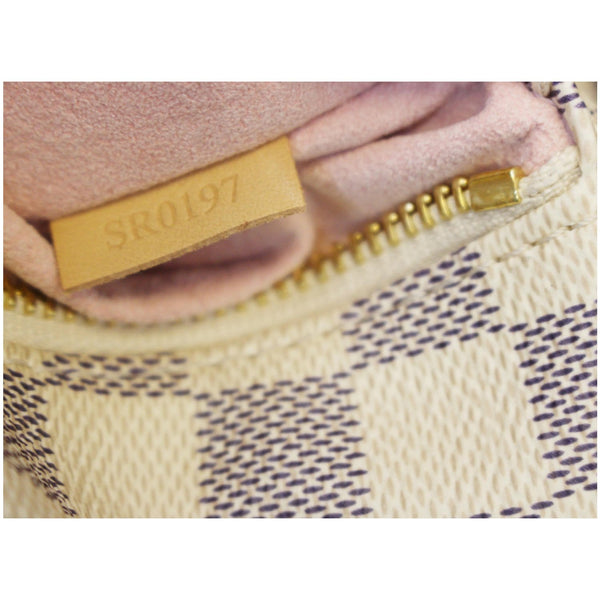 LOUIS VUITTON Sperone BB Damier Azur Backpack Bag White-US