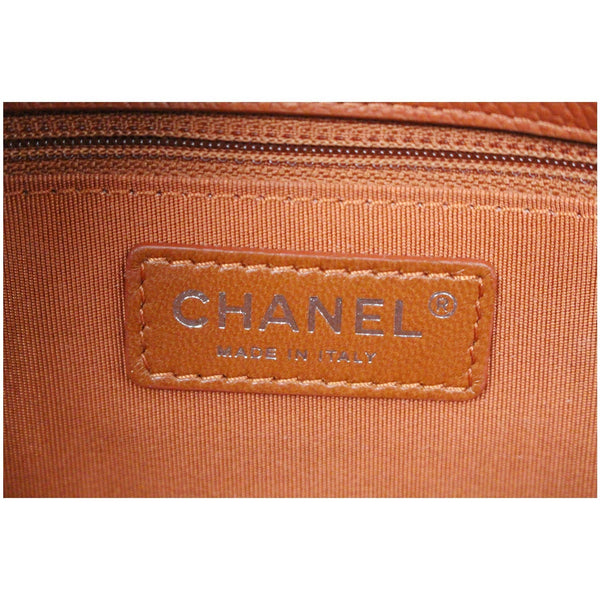 CHANEL Medium Rock In Rome Quilted Caviar Shoulder Tote Bag Red