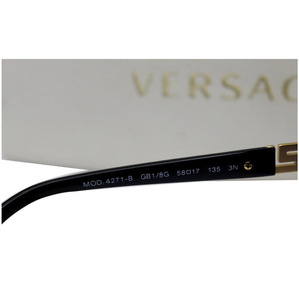 VERSACE Jeweled Butterfly Gradient 4271-B Sunglasses Black/Gold