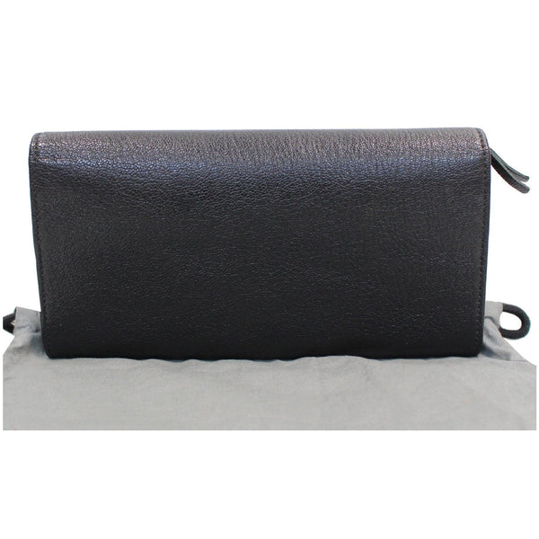 BALENCIAGA Classic Metallic Edge Continental Zip Around Wallet Black - 25% OFF