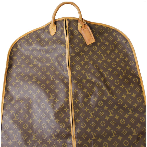 LOUIS VUITTON Monogram Canvas Garment Cover Bag Brown
