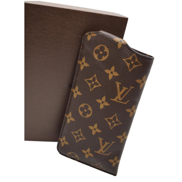 Louis Vuitton GM Monogram Canvas Glasses Case Brown3