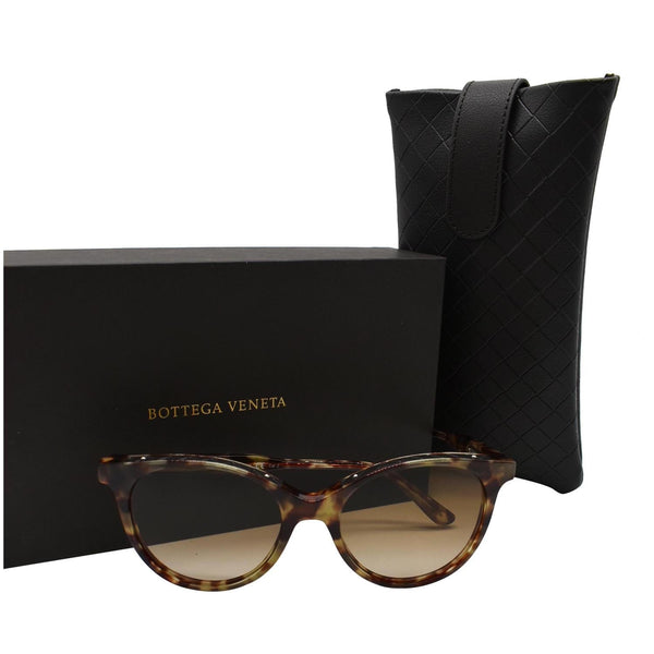 BOTTEGA VENETA BV0067S 004 Women Havana Sunglasses Brown Lens