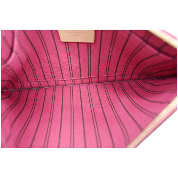 Louis Vuitton Neverfull MM Monogram Canvas Pochette Pouch