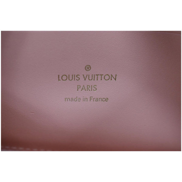 LOUIS VUITTON Double Zip Pochette Damier Ebene Crossbody Bag Brown