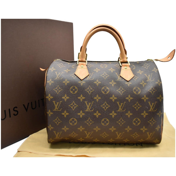 Louis Vuitton Speedy 30 Monogram Canvas Satchel Bag - DDH