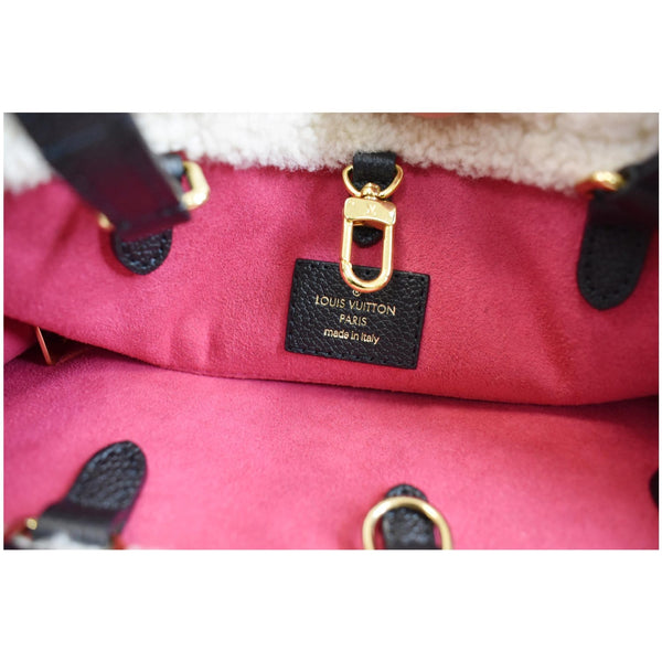 Louis Vuitton Teddy Onthego GM Calfskin Monogram Shoulder Bag Black