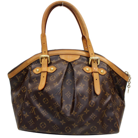 LOUIS VUITTON Tivoli GM Monogram Canvas Shoulder Bag Brown