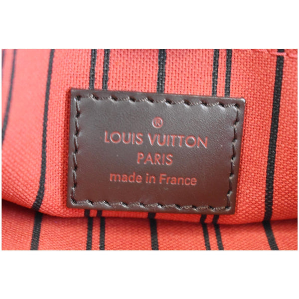 LOUIS VUITTON Pochette Wristlet Pouch Damier Ebene Neverfull MM Brown