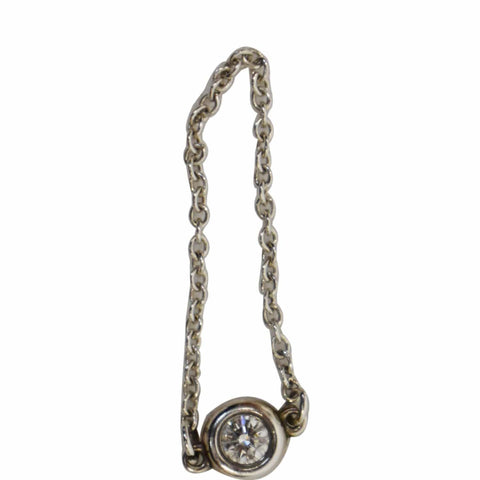 TIFFANY & CO Elsa Peretti Chain Diamond Ring Silver US 4