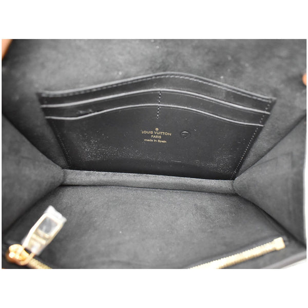 LOUIS VUITTON Dauphine Taurillon Leather Bumbag Blackberry Snow