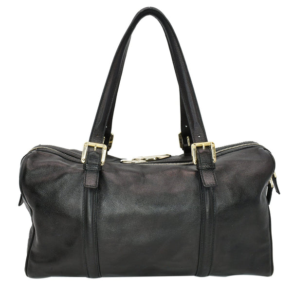 Gucci Britt Leather Satchel Bag Black - Shop at DDH