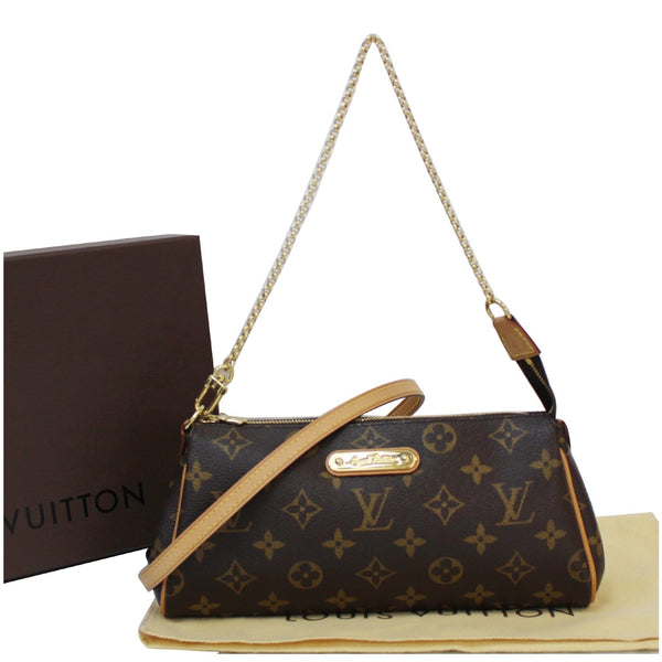 Close View LV Pochette Eva Monogram Canvas Shoulder Bag