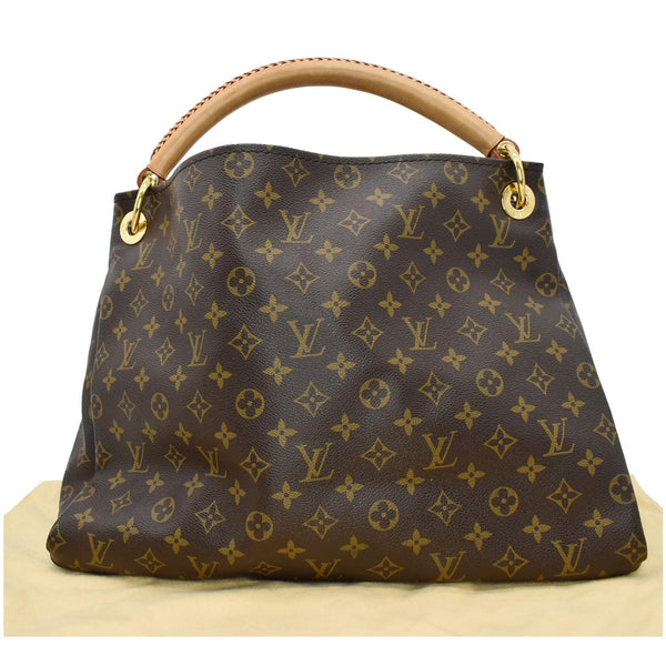 LOUIS VUITTON Artsy MM Monogram Canvas Hobo Bag Brown