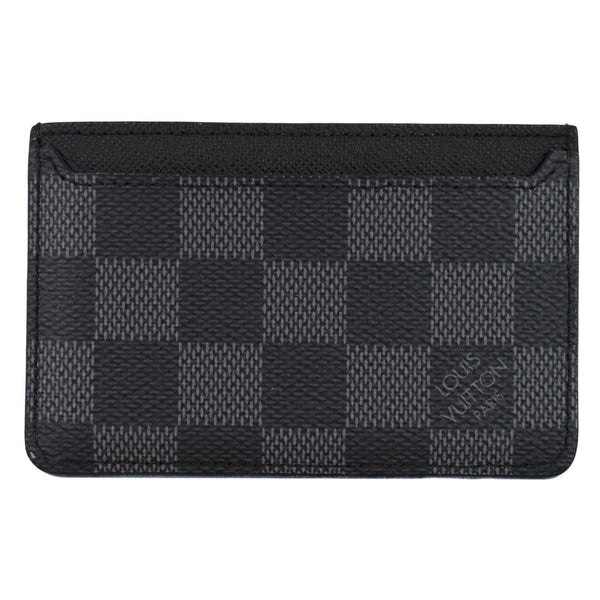 Louis Vuitton Neo Damier Graphite Card Holder Black
