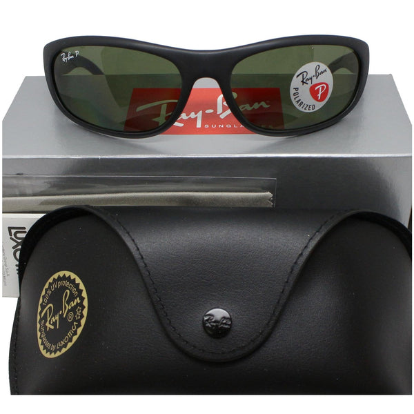 Ray-Ban Predator RB4033 601S48 Predator Sunglasses Green Polarized Lens