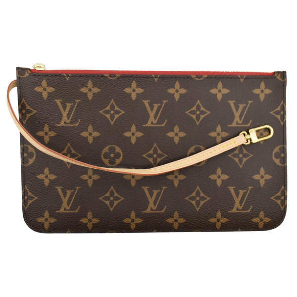 Louis Vuitton Neverfull MM Monogram Canvas Pochette Pouch