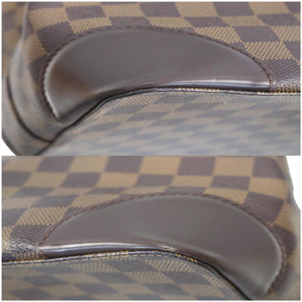 LV Hampstead GM Damier Ebene Shoulder Bag Brown side view