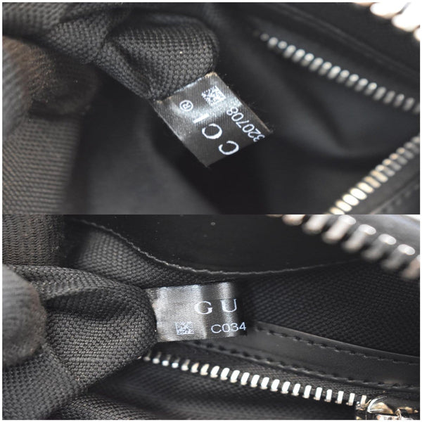 GUCCI GG Supreme Square Messenger Bag Black 474137