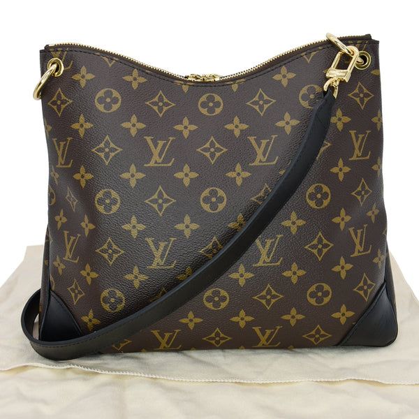 LOUIS VUITTON Odeon NM MM Monogram Canvas Shoulder Bag Brown