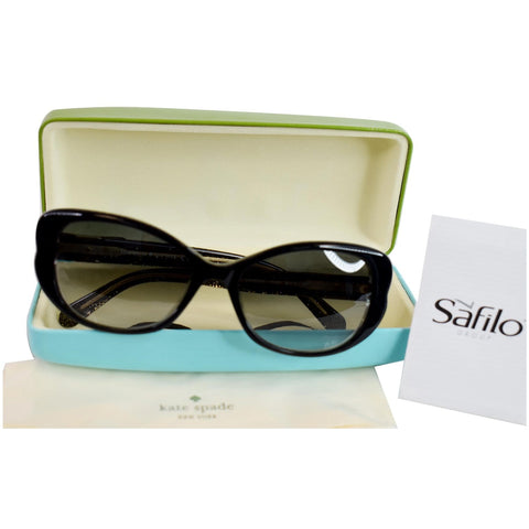 Kate Spade CHANDRA/S PEU/F8 53 Women Sunglasses Dark Grey Gradient Lens